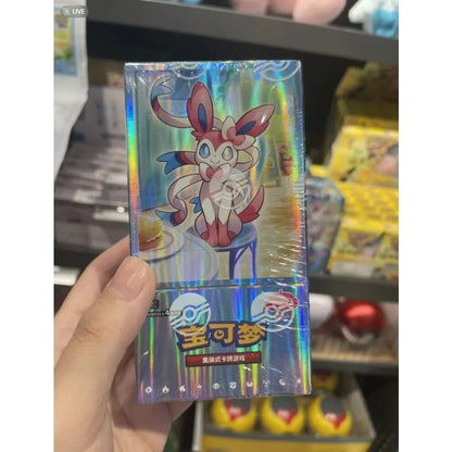100%Original Pokemon Gem Pack Vol1 2 3 4 5 Cards Anime Pokemon PTCG Trading Gem Bag Cards Collected Toy Social Birthday Gift