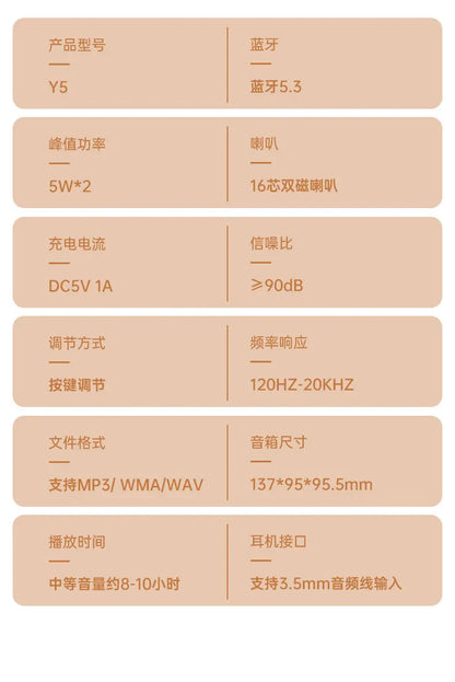 Wireless Speaker Microphone Karaoke Mini Portable Audio Microphone Portable Karaoke Speaker with Mic Home Singing For Kids Gift