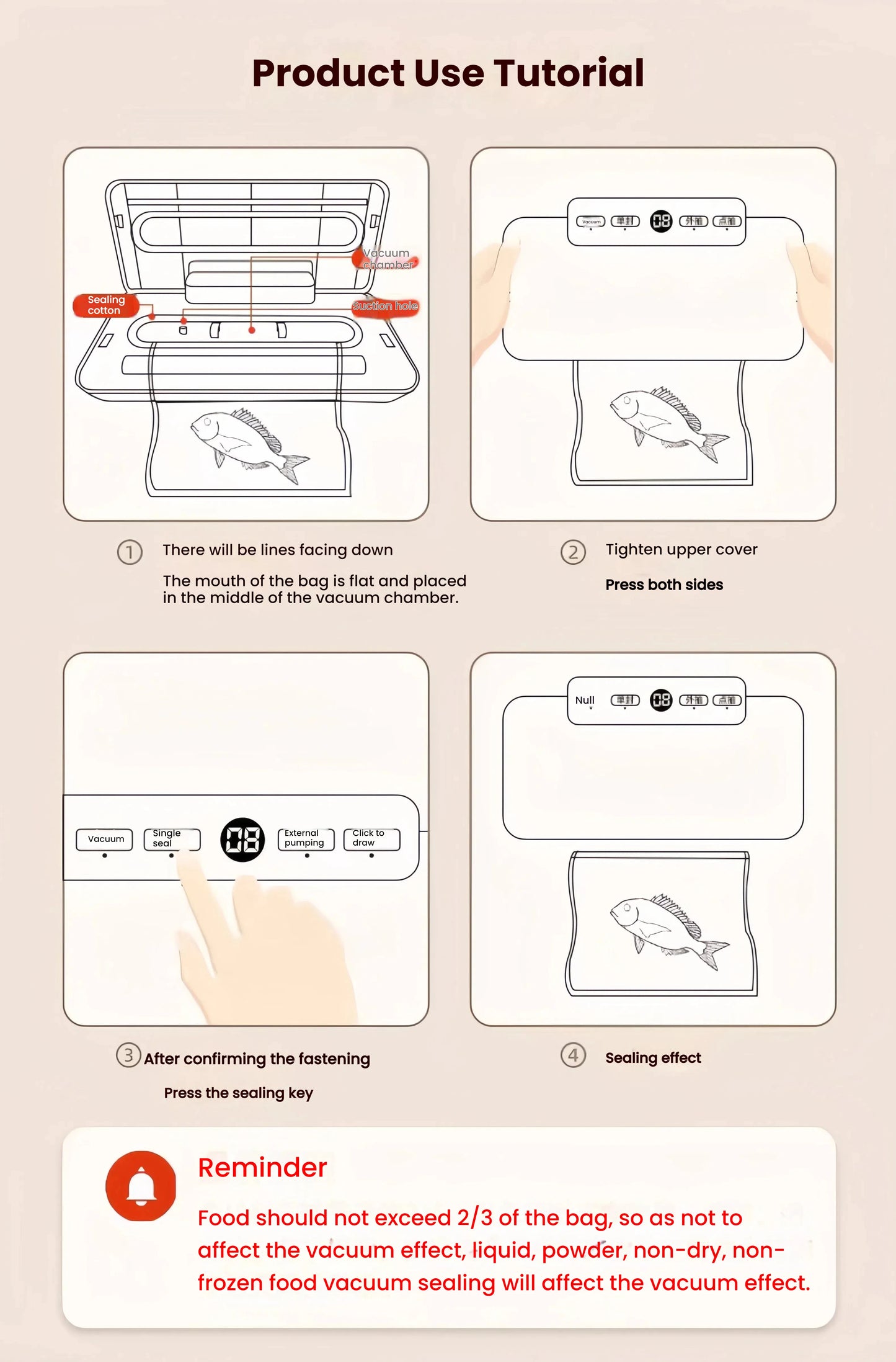 JKUOO Vacuum Sealer Bags Rolls for Food - Freezer Roll Bags - Food Saver Compatible with Vacuum Sealer Machines