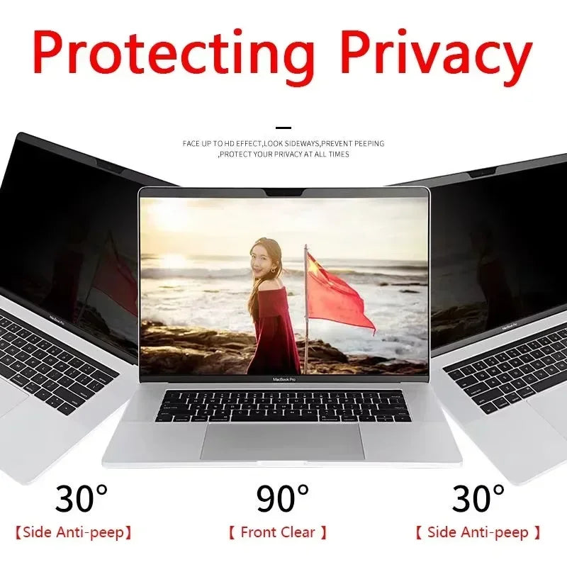 Anti-peeping Film 310 x174mm 345 x194mm New 14 Inch/15.6 Inch 30 ° Side Privacy Film Front High-definition for Macbook Pro/Air