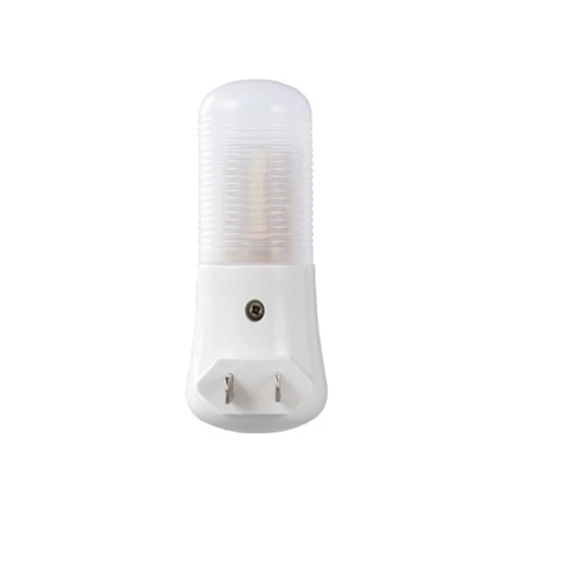 LED Night Light  White EU /USPush Button Switch Wall Socket Lamp Bedroom Bedside Lamp Baby Room Corridor Home Decor Night Lights