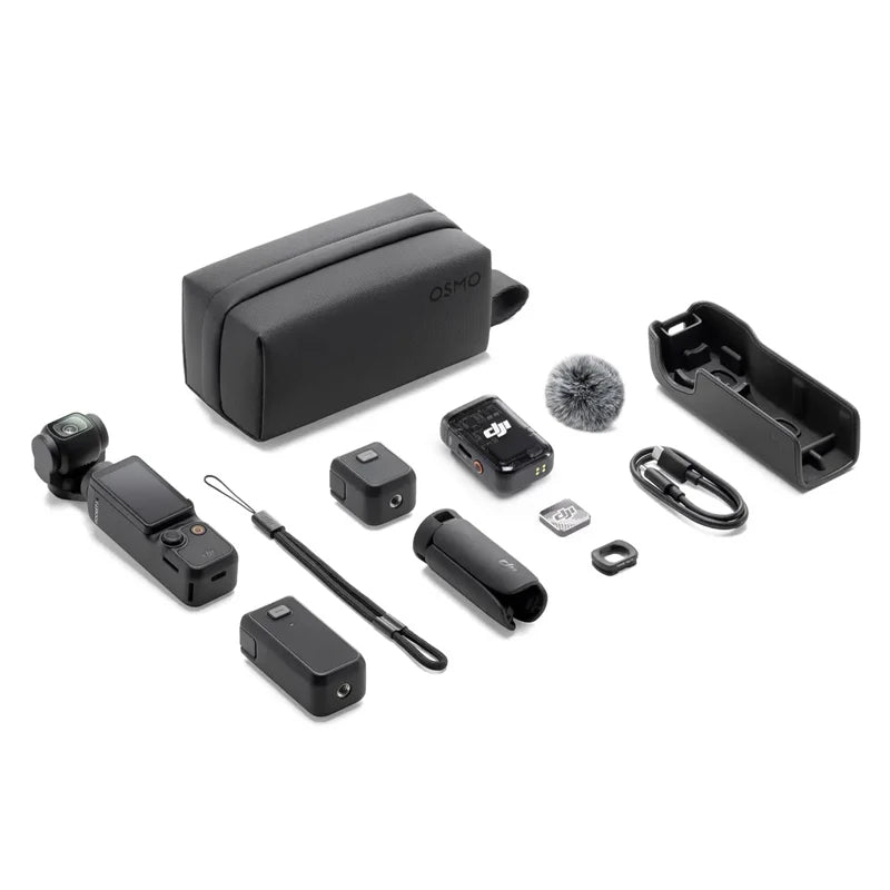 DJI Osmo Pocket 3 1″ CMOS Pocket Gimbal Camera 4K/120fps 2-Inch Rotatable Screen 3-Axis Gimbal Mechanical Stabilization