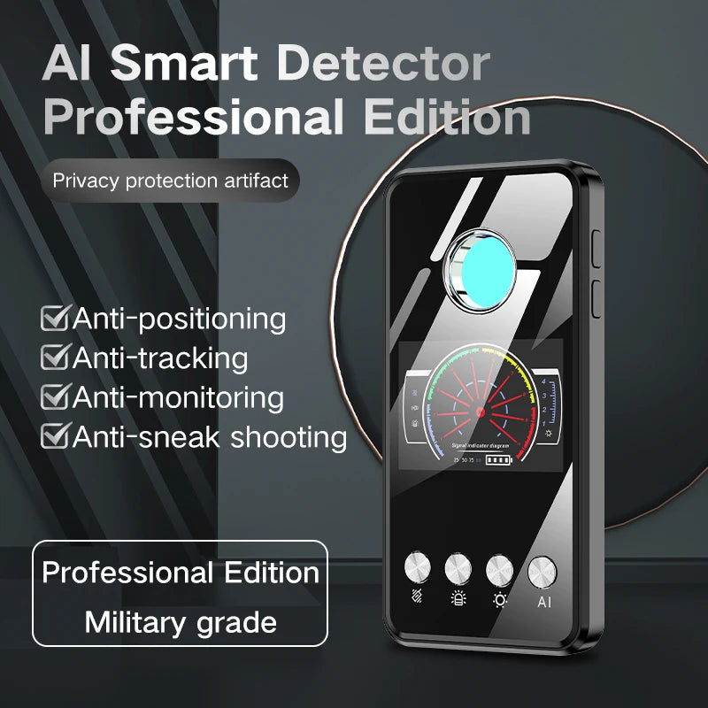 Hidden Micro Camera Detector Military Grade Anti Spy Gadgets GPS Finder Bug Detector Wireless Signal Detection Infrared Scanner