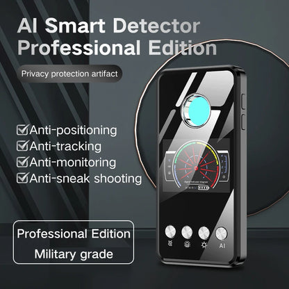 Hidden Micro Camera Detector Military Grade Anti Spy Gadgets GPS Finder Bug Detector Wireless Signal Detection Infrared Scanner