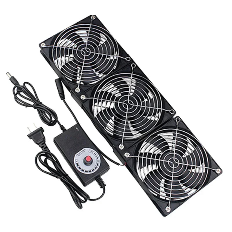 220V Multifunctional Exhaust Fan with Remote Control for Chassis Workstation Service Station Cooling Ventilation Fan