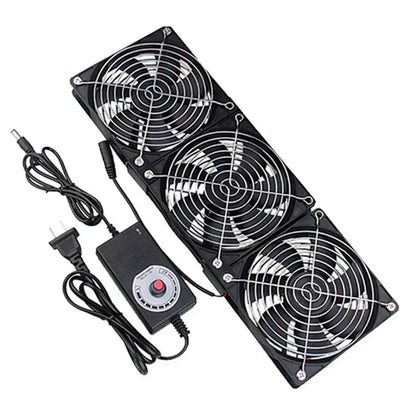 220V Multifunctional Exhaust Fan with Remote Control for Chassis Workstation Service Station Cooling Ventilation Fan