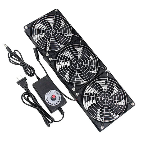 220V Multifunctional Exhaust Fan with Remote Control for Chassis Workstation Service Station Cooling Ventilation Fan