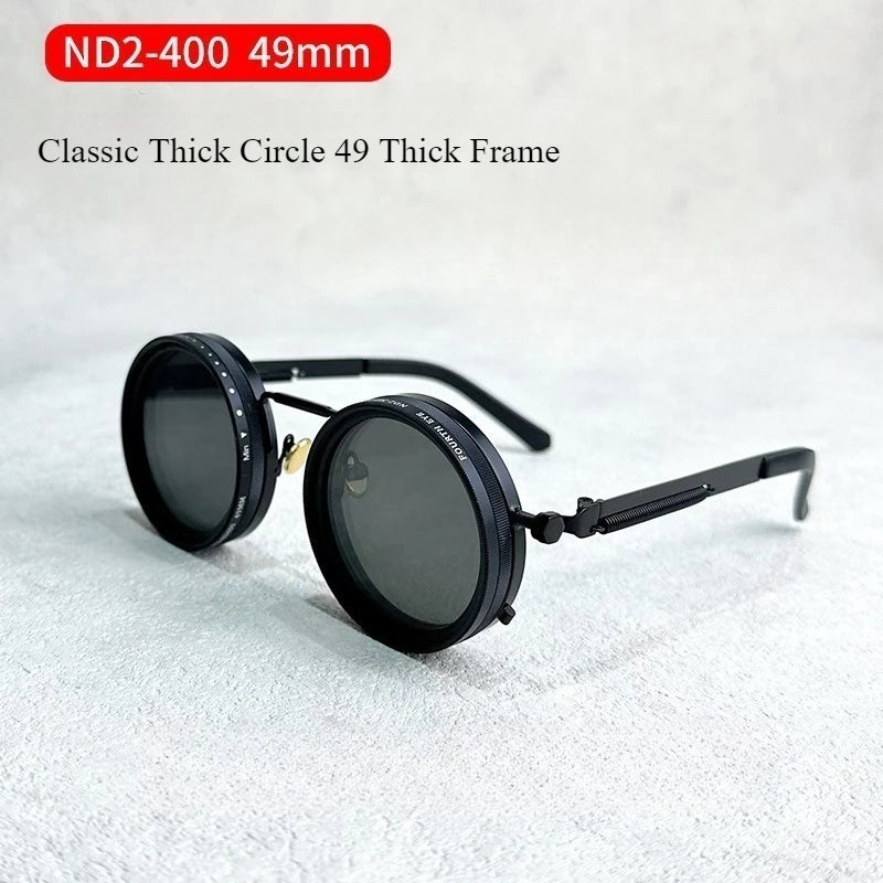 ND9 adjustable dimming sunglasses men women handmade innovative outdoor fishing UV400 polarized sun glasses support myopia lens