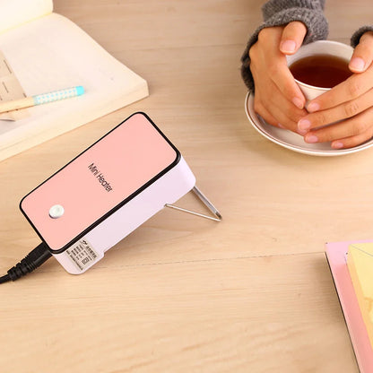 Portable Electric Heater Desktop Hand Warmer Space Warm Air Blower Mini Fan Heater For Dormitory Home Heaters Winter Heating Fan