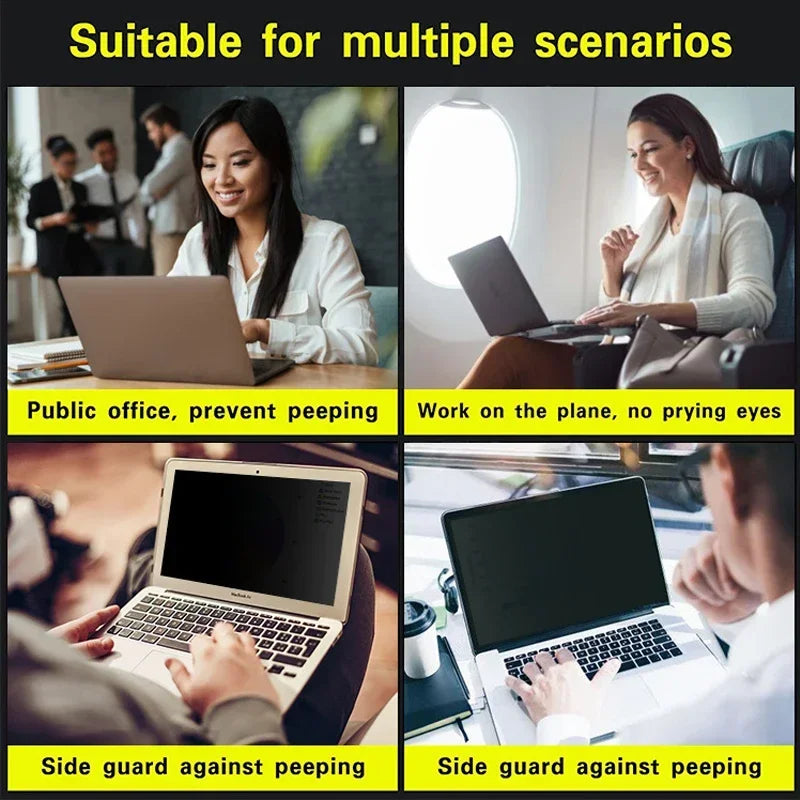 Anti-peeping Film 310 x174mm 345 x194mm New 14 Inch/15.6 Inch 30 ° Side Privacy Film Front High-definition for Macbook Pro/Air