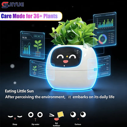 Smart Plant Endless Fun Over 49 Rich Expressions,7 Smart Sensors,ai Chips Make Raising Plants Easy And Fun