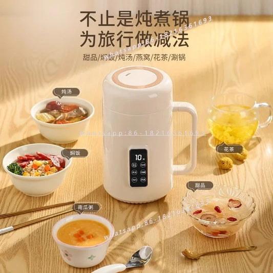1pcs Automatic Portable Electric Cooking Pot Small Instant Noodle Pot Dormitory Multifunctional Integrated Pot