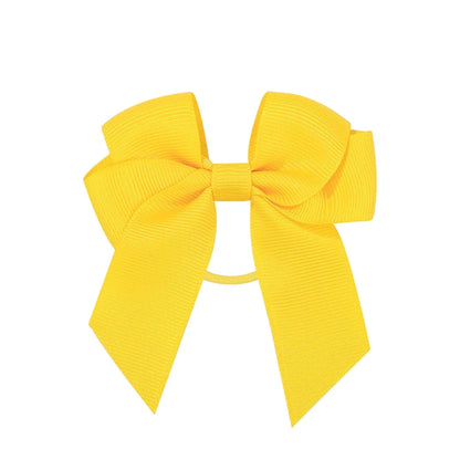 3.15inches Solid Color Hair Ribbon Hair Band for Girls Toddler Cheer Up Bows Head Rope Kids Headwear Ponytail Hair Accessories
