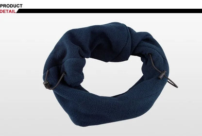 Fashion Winter Thermal Fleece Hat Winter Men Women Hats Hood Bike Windproof Face Balaclava Hat Neck Warmer Hiking Scarves Hats