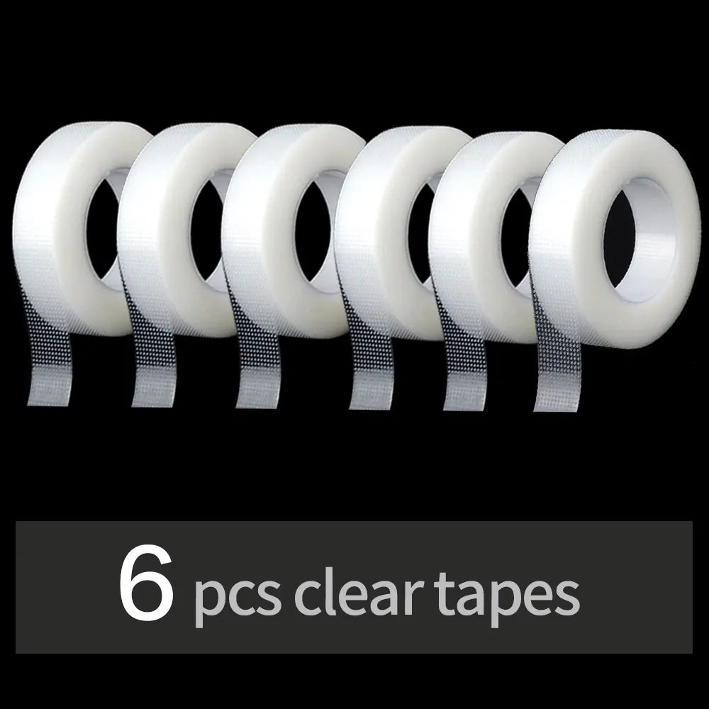 Lashtalk Eyelash Extension Tape Makeup Tool 6 PCs Breathable Anti-allergy Easy to Tear Micropore Professional False Fake Lashes