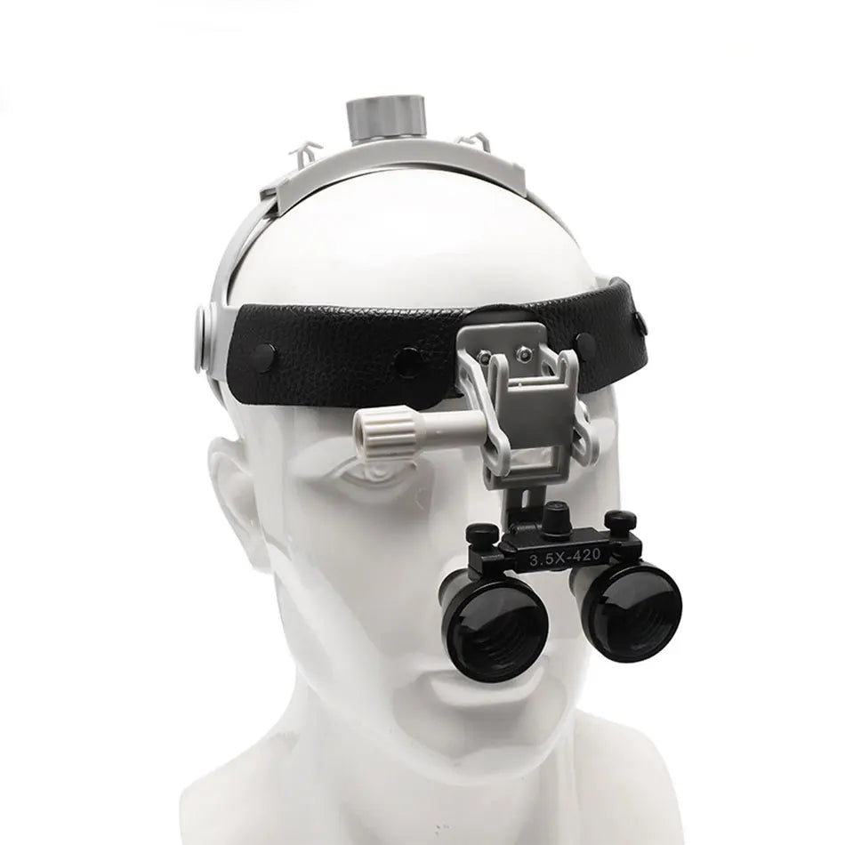 GISTARMED 2.5X/3.5X Dental LED Light Lamp Binocular 5W Adjustable Spotlight  Headlamp For Surgical Headlight