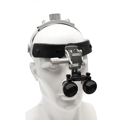 GISTARMED 2.5X/3.5X Dental LED Light Lamp Binocular 5W Adjustable Spotlight  Headlamp For Surgical Headlight