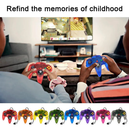 NEW Wired Gamepad for N64 Console Controller for N64 Classic Joystick for Retro Game Console Controller for N64 Gaming Accessor
