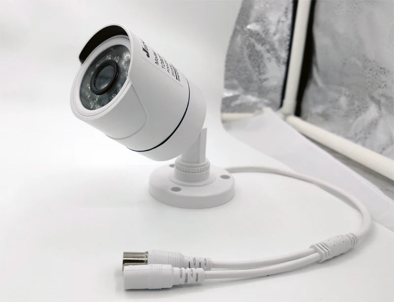 JIENUO 4K AHD Camera CCTV Security Surveillance Outdoor Waterproof Infrared NightVision Indoor CVI 1080P 5MP HD Home Cam Monitor