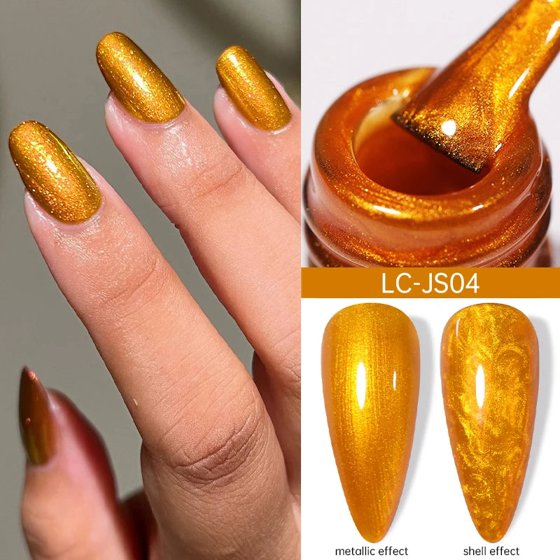 LILYCUTE 7ml Brown Red Purple Nail Gel Polish Coffee Color Series Semi Permanent UV Gel Soak off Nail Gel Varnishes For Nail Art
