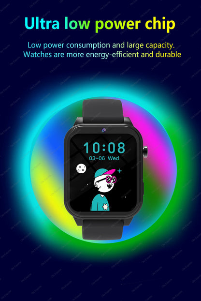 100+ Game SmartWatch Kid Child HD Screen Lighting Music Smart Watch Boy Girl Gift Children Smartwatch For IOS Android 2025 New