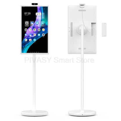 Multi-sized Touch Screen Smart TV For Fitness Wireless Casting External Camera Portable Adjustable Height Interactive Monitor