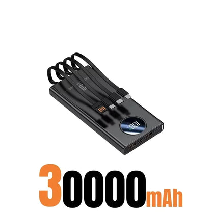 500000mAh Large Capacity Power Bank 120W Super Fast Charging With Portable Digital Display Supply For Various Phones