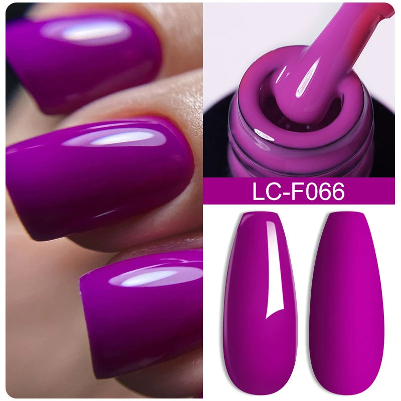 LILYCUTE 7ml White Color Gel Nail Polish Semi Permanent UV Gel Polish Gorgeous Full Coverage Soak Off UV LED Nail Gel Varnishes