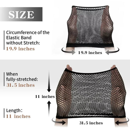 G&T Wig Black Mesh Wig Cap Net, Closed End Hair Mesh Net, Liner Weaving Caps for Women, Men, Kids, Wig Caps