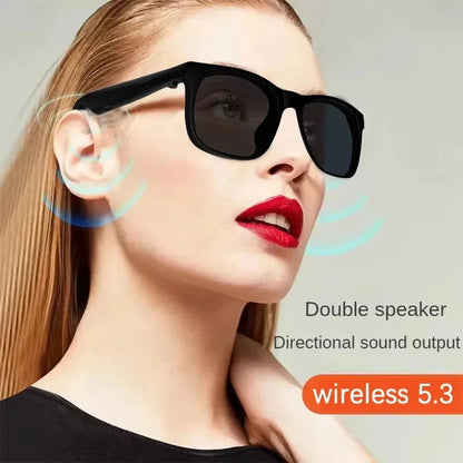 AI Smart Glasses Remote Control Touch Photo Camera Recording Translator Voice Assistant Music Wireless Bluetooth Sunglasses