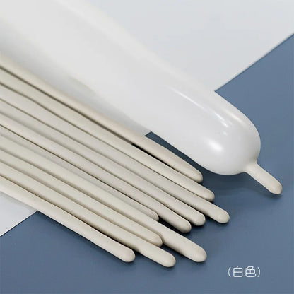 100pcs Thickening Long Balloons for Tying Arch Twisting Latex Modeling Skinny Birthday Balloon for Kids Party Wedding Decoartion