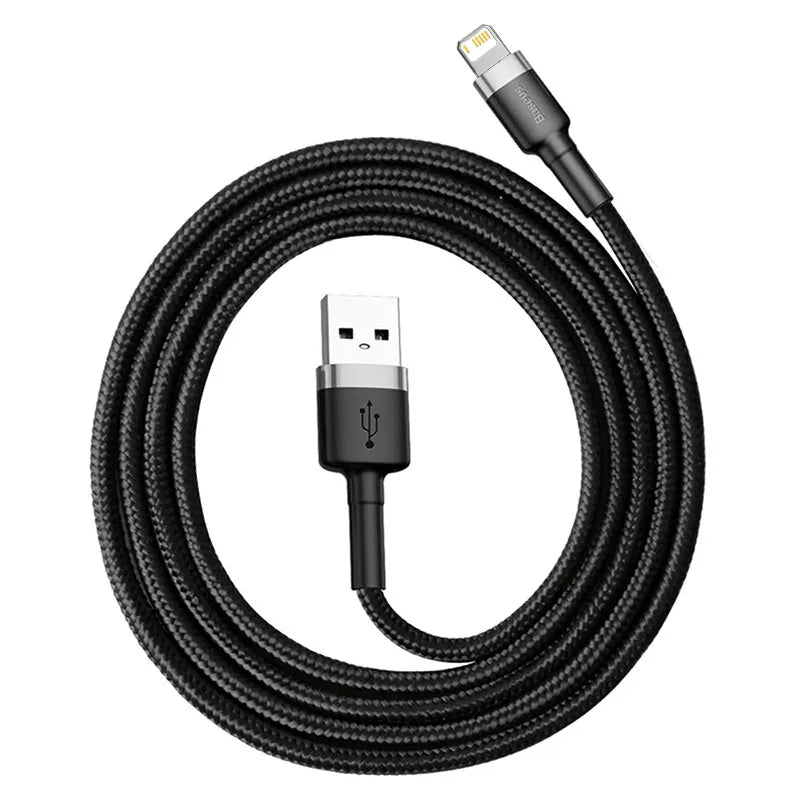 Baseus 7Pin Charge Cable for iPhone 14 13 12 11 Xs X 8 Plus Cable Fast Charging Cable for iPhone iPad Charge Cable USB Data Line