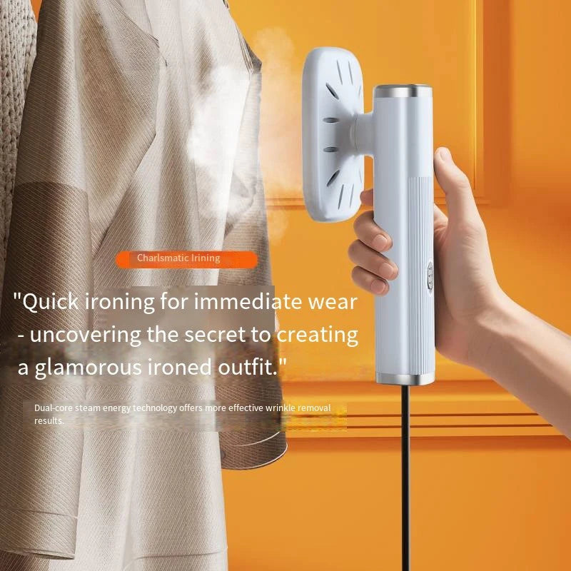 HOMFISH Handheld Iron Steamer 360° Ironing Small Garment Steamer USB Powered Electric Ironing Machine for Fabric Clothes Ironing