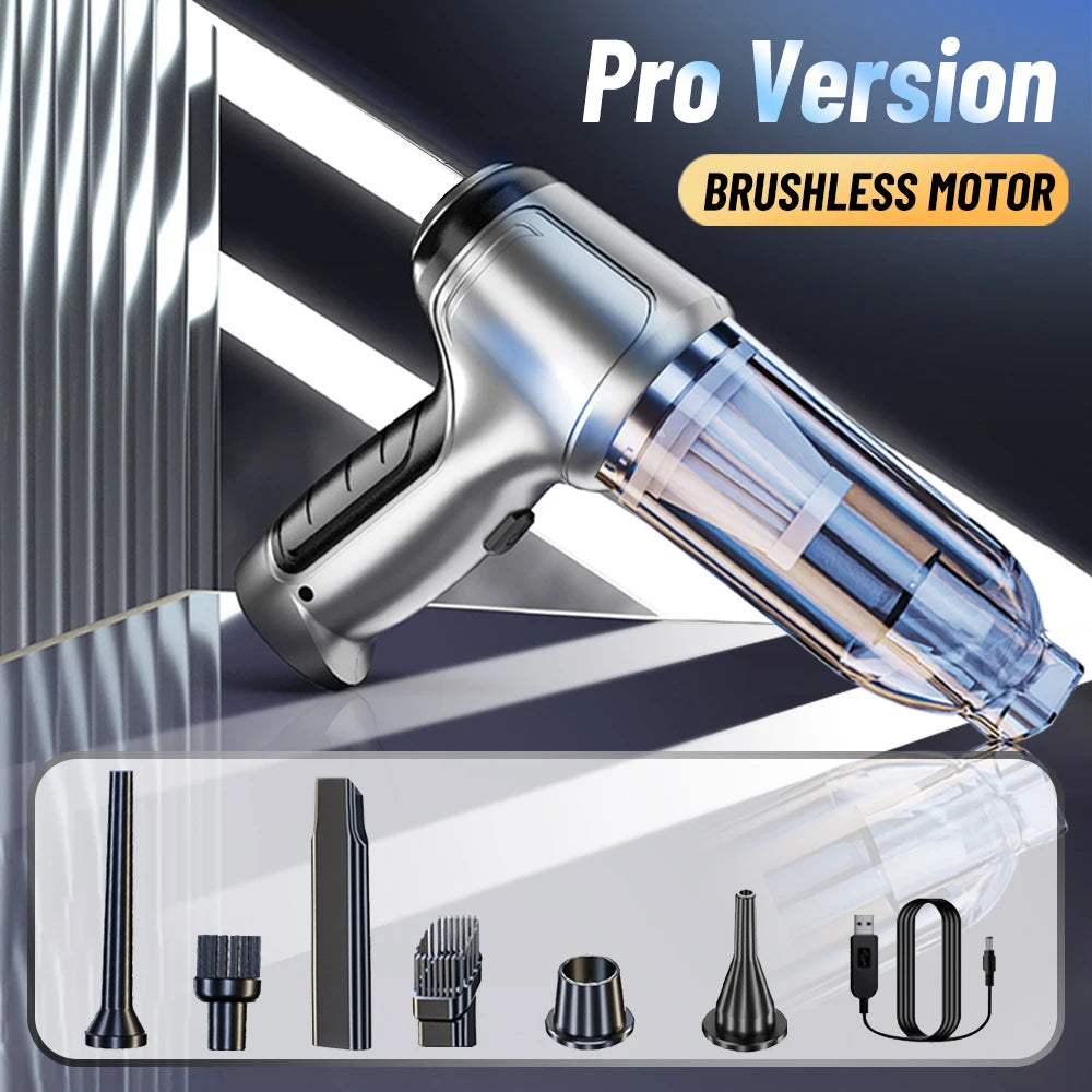 Car Vacuum Cleaner 95000PA High Power Wireless Handheld Vacuum Cleaner Cordless Powerful Hand Vacuum Cleaner Blower for Car Home