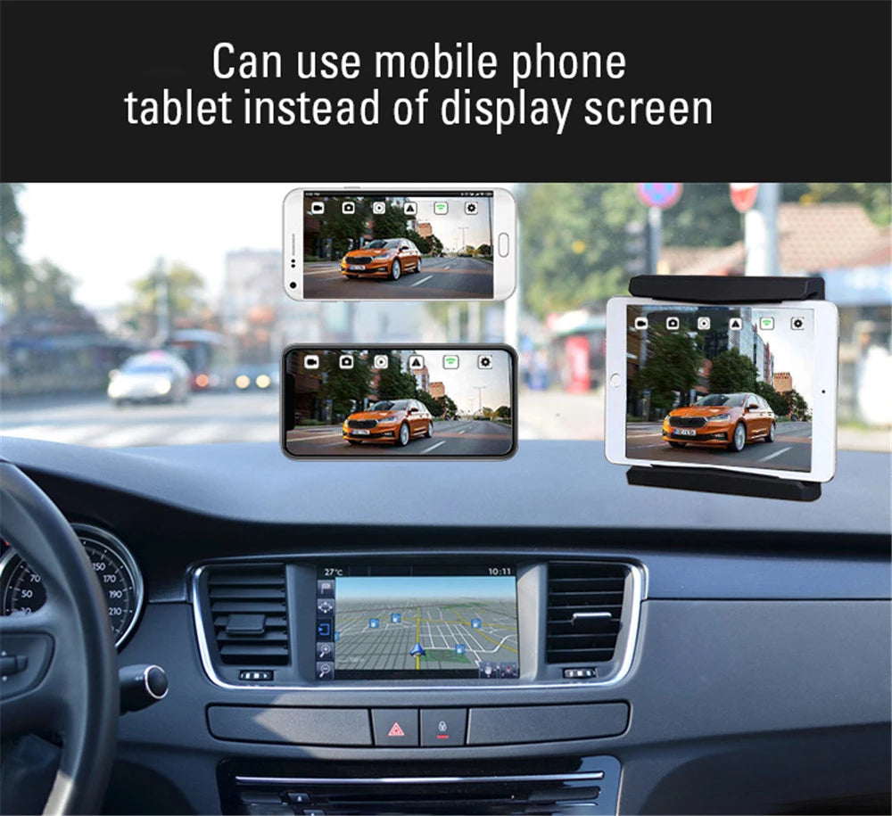 Car Rear View Camera Wifi HD 170 Degree Rear View Camera Wireless Waterproof Wifi Backup Camera 12V 24V for Android Ios