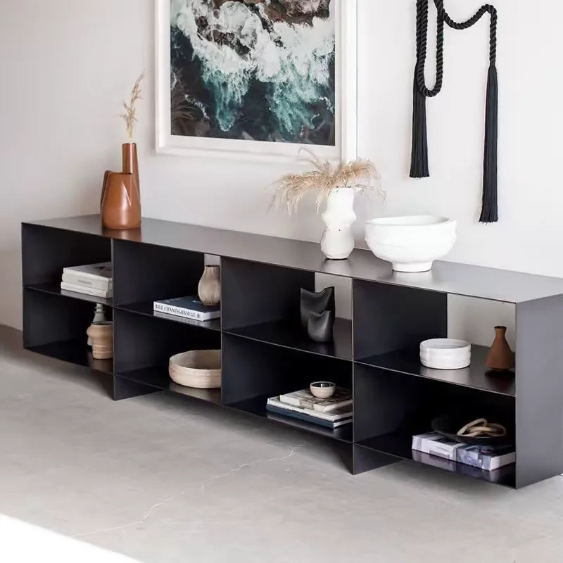 Custom TV Cabinet  Minimalist Modern Metal Legs Glam Tv Stand Simple Industrial Mueble Para Televisor Room Furniture