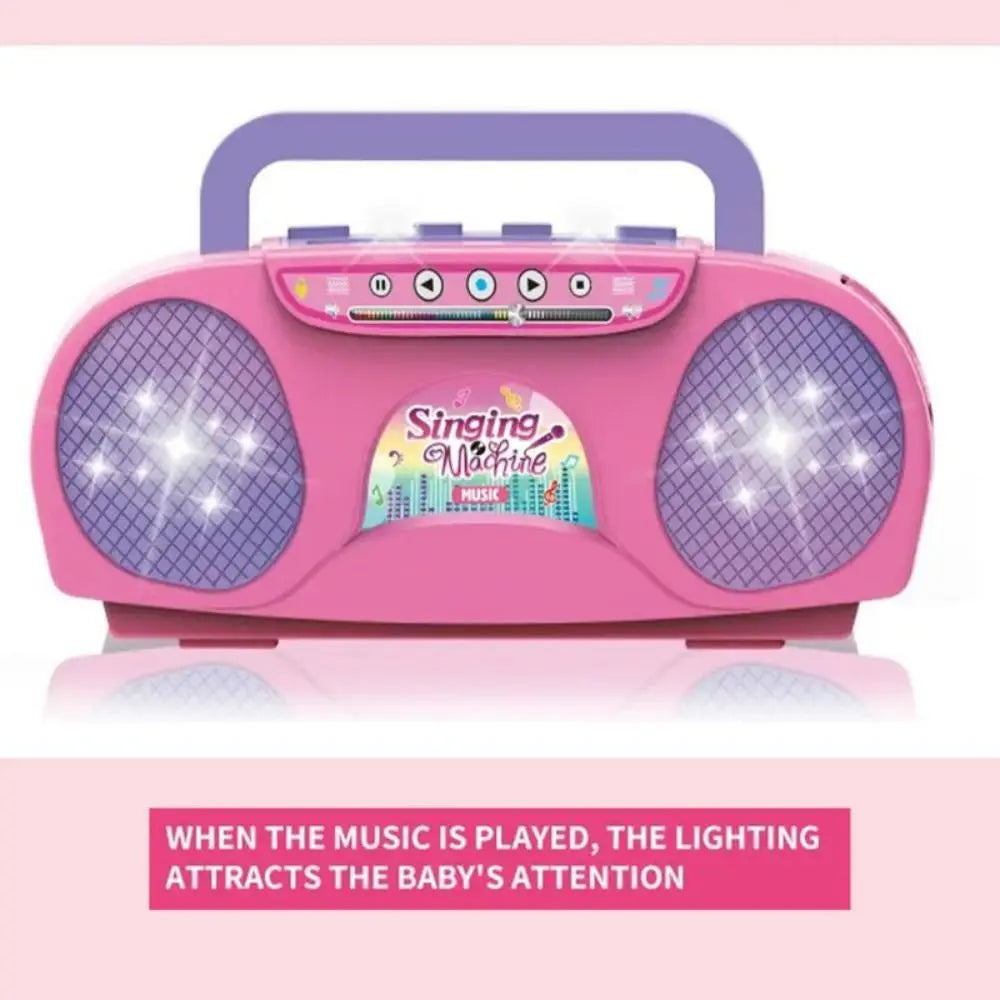 Kids Speaker Microphone Karaoke Music Instrument Children Singing Toys Baby Games Educational Toys for Girls Boys Kids Gifts