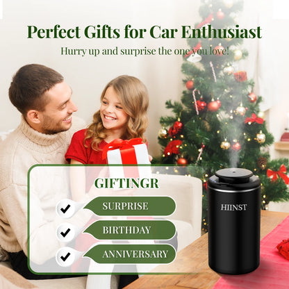 HIINST USB Rechargeable Essential Oil Aroma Diffuser & Car Air Freshener  Waterless Fragrance Nebulizer Machine with 10ml Bottle