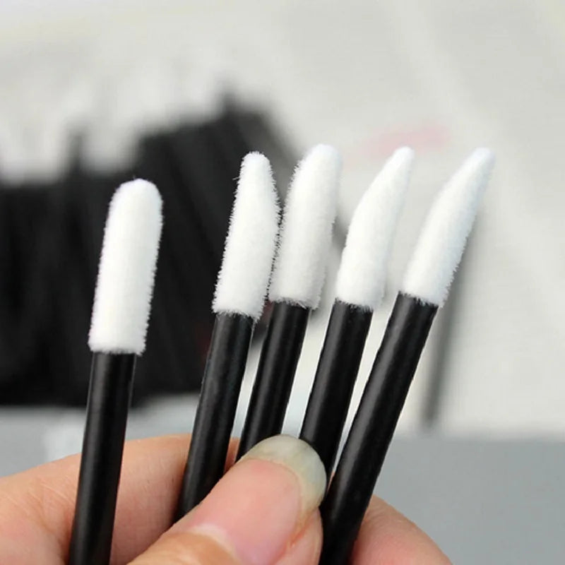 Makeup Brushes 5/50/100 Pcs Black Lip Brushes Applicator Eyelash Brushes Gloss Lipstick Wands Cosmetic Professional Make Up Tool