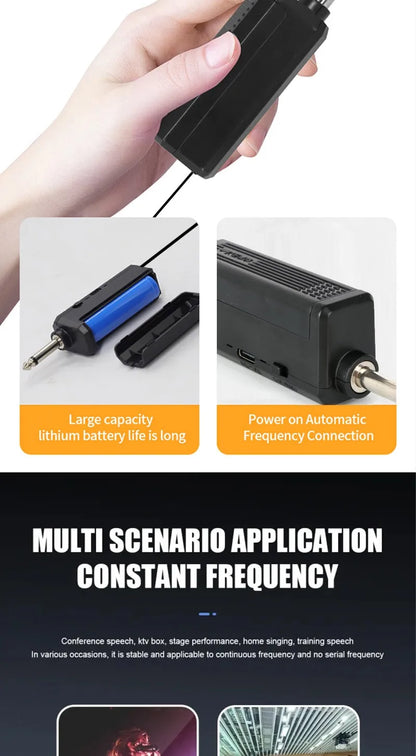 Dual Wireless Microphone Home Karaoke Stage Sound System ,Professional High-Volume Handheld Wireless Microphones for KTV