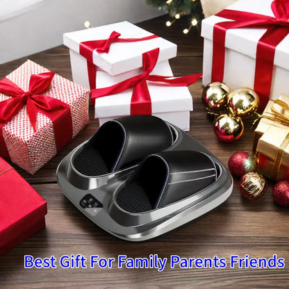 3D Shiatsu Foot Massager Machine with Kneading Heating Calf Massage Ideal Gift for Mom Dad Friends Christmas Mother's Day Gift (