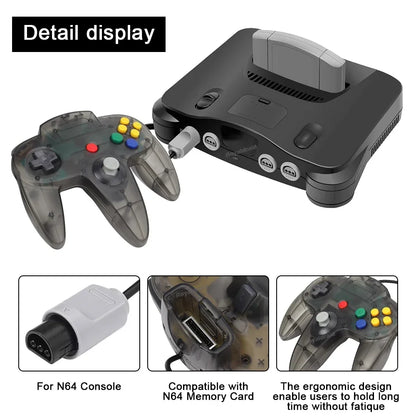 NEW Wired Gamepad for N64 Console Controller for N64 Classic Joystick for Retro Game Console Controller for N64 Gaming Accessor