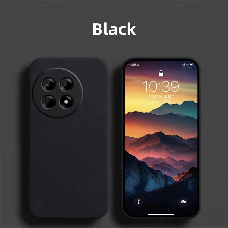 For Oneplus 13R Liquid Silicone Case Oneplus 13R Cover Fundas Coque Soft TPU Camera Protector Phone Case Oneplus 13R