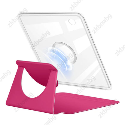 Magnetic Detachable for KOBO Libra Colour/Libra 2 N428 N418 7'' Ebook Case 360° Rotatable 2-in-1 Acrylic PU Leather Stand Cover