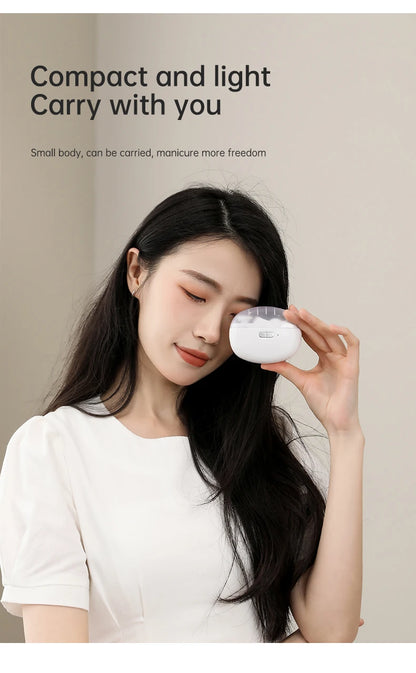 HOMEFISH Electric Nail Clipper 2 in 1 Grinding Polishing Multifunctional Portable Automatic Manicure Grinder