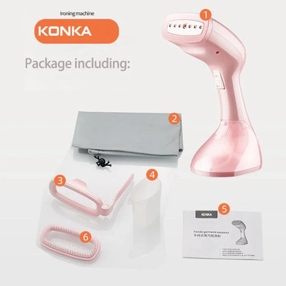KONKA Handheld Garment Steamer 1500w Vertical Steam iron For Clothes Portable Home&Travel 15s Fast-Heat Home Appliance