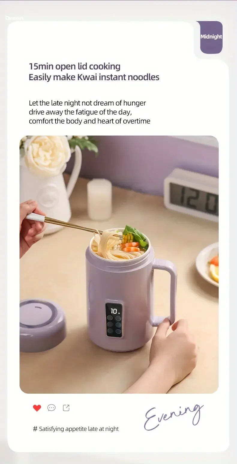 220V /110V Fully Automatic Mini Stew Pot Porridge Pot Household Electric Stew Pot Ceramic BB Soup Porridge Cooker EU/US Plug