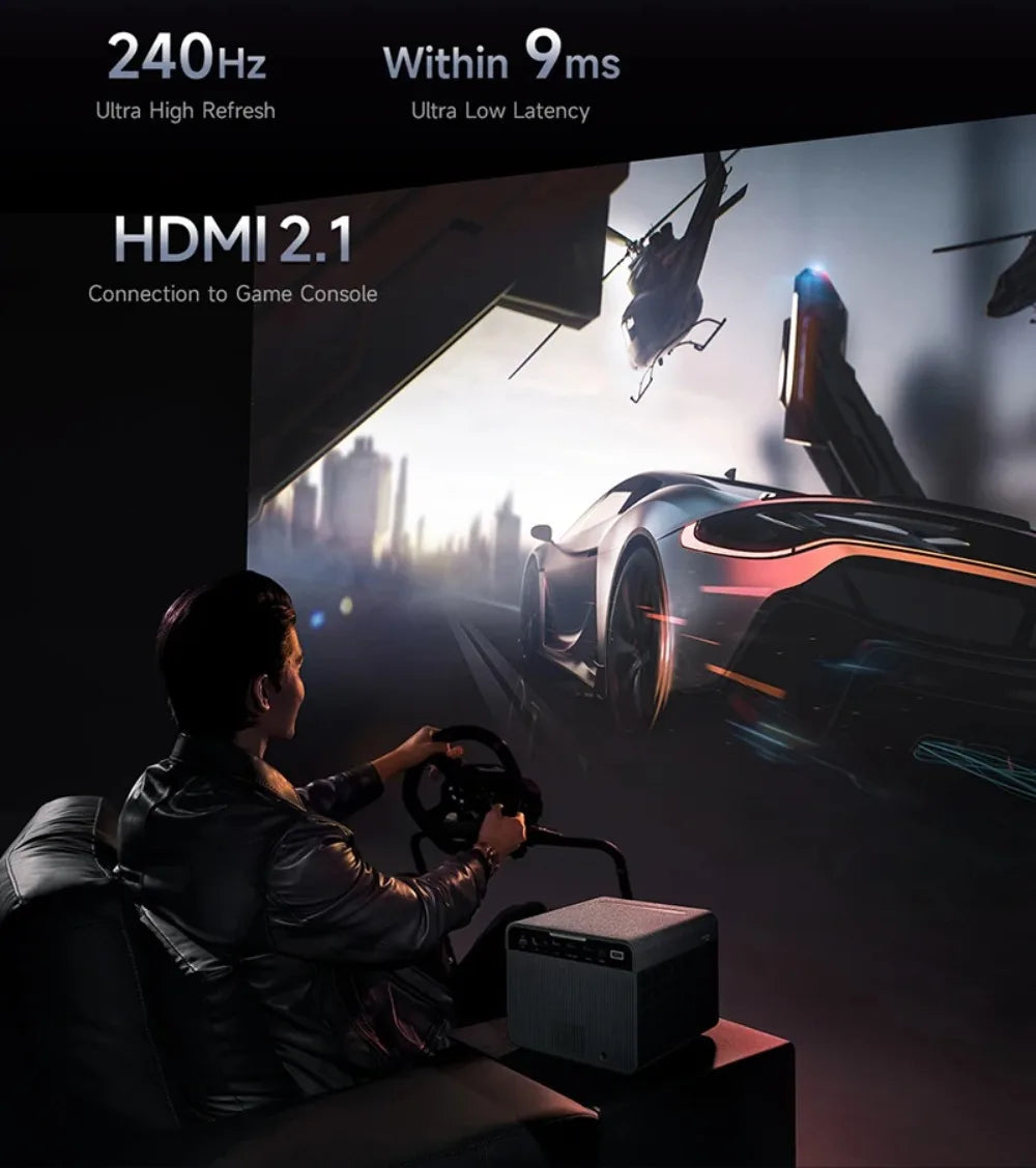 4K Laser Projector Formovie Fengmi X5 Pro ALPD 2450CVIA 4500 Anis Lumens Cinema Grade Home Theater Projectors Portable Smart