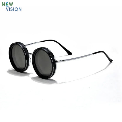 ND9 adjustable dimming sunglasses men women handmade innovative outdoor fishing UV400 polarized sun glasses support myopia lens
