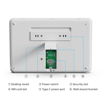 Tuya Smart WiFi GSM Home Security Alarm System - Touch Keyboard RFID APP Control Wireless Anti-Theft with Volume Adjustable